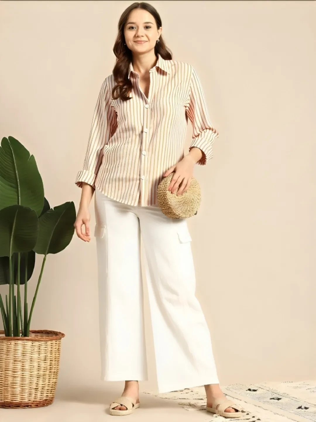 womens camel crush shirt